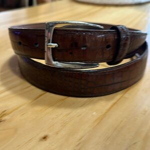 Men’s gator, print Brighton belt